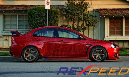 Rexpeed Carbon Side Spat - Aero Kit | 2008-2015 Mitsubishi Evo X (R77)