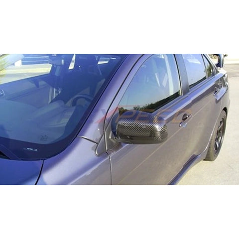 Rexpeed Carbon Mirror Cover | 2008-2014 Mistubishi Evo X (R83)