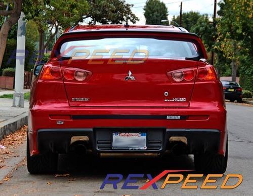 Rexpeed Carbon Fiber Gurney Flap | 2008-2016 Mitsubishi Evolution X (R88) - Return