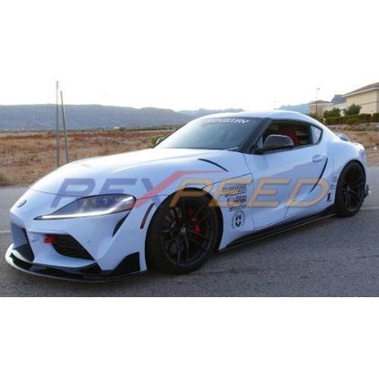 Rexpeed Carbon Fiber Front Splitter/Side Skirts/Rear Bumper Spats Combo | 2020-2021 Toyota Supra (TS09+TS10+TS11)