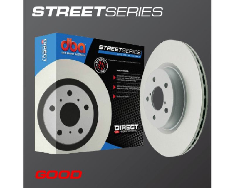 DBA Rear Street Series Brake Rotor T2 Slot Honda Accord V6 98-06