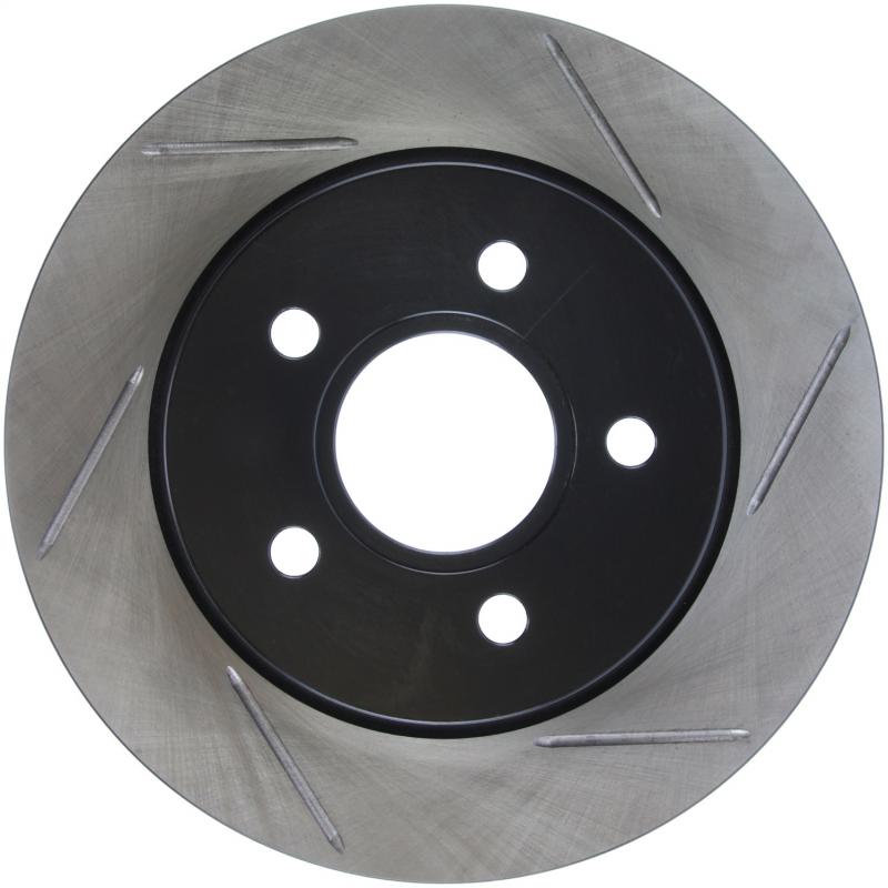 StopTech Sport Slotted Brake Rotor; Rear Left Ford Rear Left