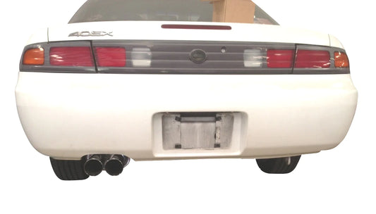 ISR Performance MB SE Type -E Dual Tip Exhaust Nissan 240sx 95-98 - IS-MBSE-S14-TE