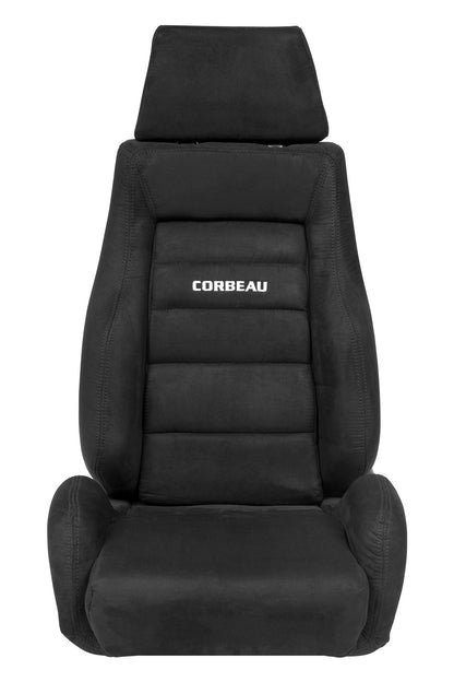 Corbeau GTS II Reclining Seat Pair (Driver & Passenger) - Black Microsuede S20301PR