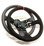 Alcantara Steering Wheel YELLOW-C-Dub Tech