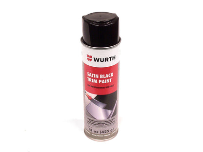 Case of WURTH Flexible Trim Paint Satin Black - 15 oz x 6