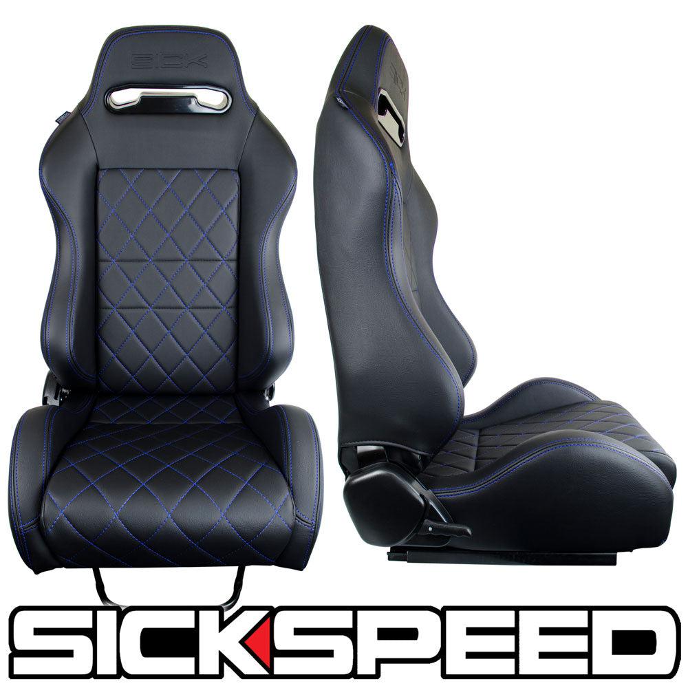 GAIJIN V1 LEATHER DIAMOND STITCH RECLINING SEATS