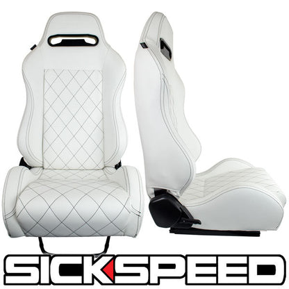 GAIJIN V1 LEATHER DIAMOND STITCH RECLINING SEATS