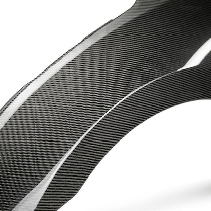 Seibon 2017-2021 Honda Civic Type-R FK8 OE-Style Gloss Carbon Fiber Front Fenders