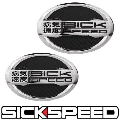 CARBON FIBER SICKSPEED EMBLEM BADGE TRUNK OR HOOD