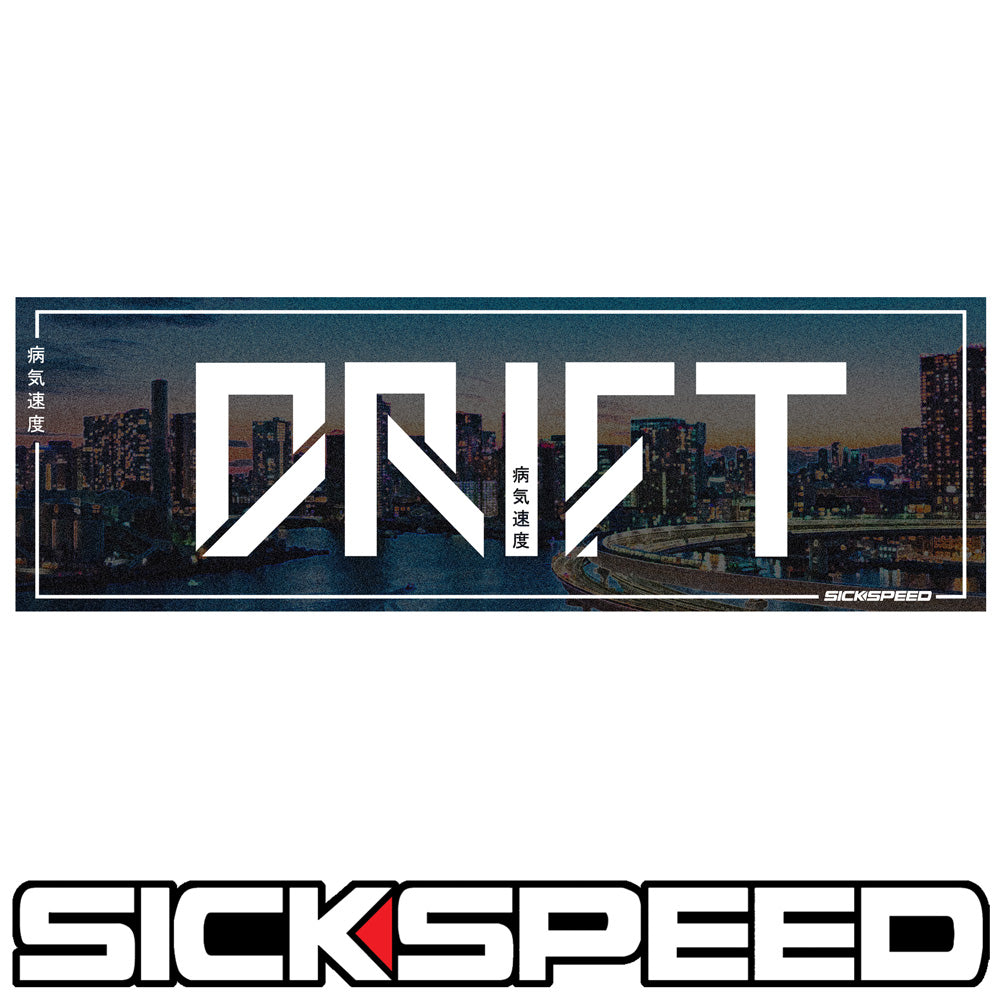 SICKSPEED VINYL BUMPER STICKER UNIVERSAL