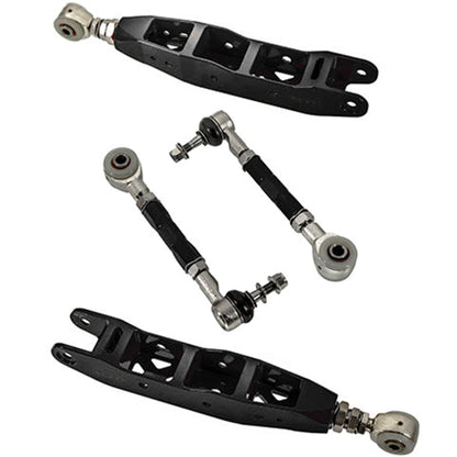 SMY Pillow Ball CNC Aluminum Adjustable Rear Control Arm / Toe Kit | 2008-2023 Subaru WRX and 2008-2021 Subaru WRX STI (SMY-SUS-CTK-CNC)