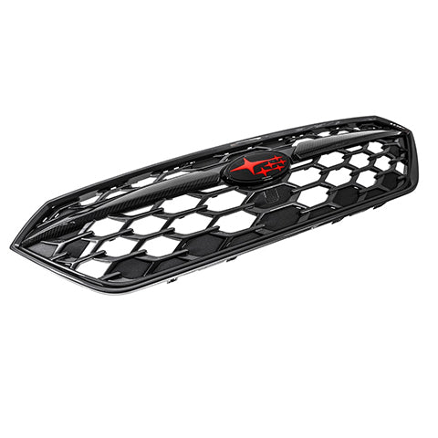 SMY Carbon Fiber OEM Grille Wing Cover Set | 2022-2023 Subaru WRX (SMY-WNG-CFVB)