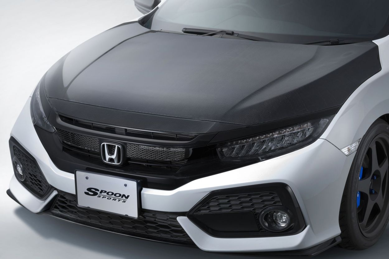 Spoon Carbon Bonnet - Civic FK7 MT/CVT