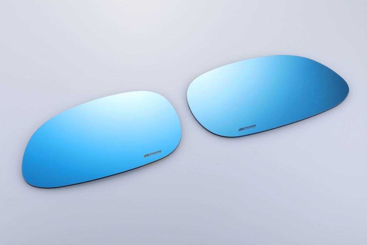 Spoon Blue Wide Door Mirror Set - Civic EG6/EG6