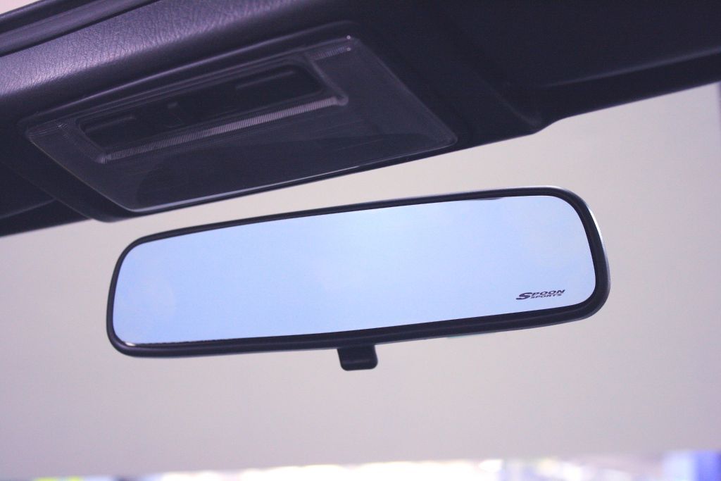 Spoon Blue Wide Rear View Mirror - Accessories CL7,EP3(later),FD2,FN2,GE8