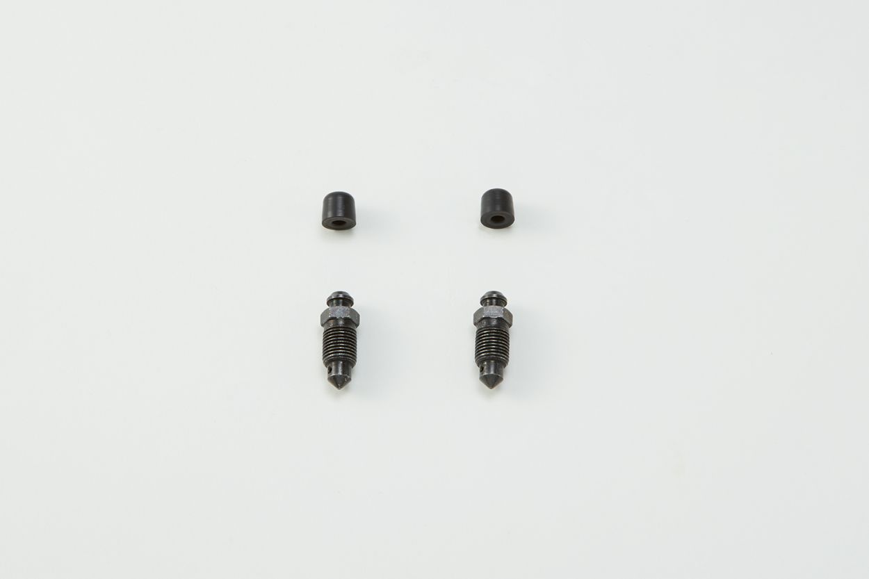 Spoon Monoblock Caliper Bleeder + Cap Set [1set] - Accessories 4pcs (1set for 2 Calipers)