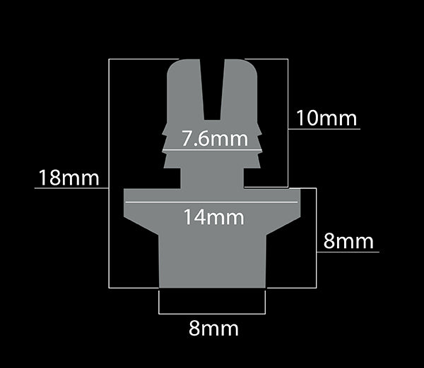 WHEEL RIVETS FOR WHEEL RIM LIP UNIVERSAL