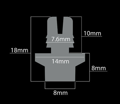 WHEEL RIVETS FOR WHEEL RIM LIP UNIVERSAL