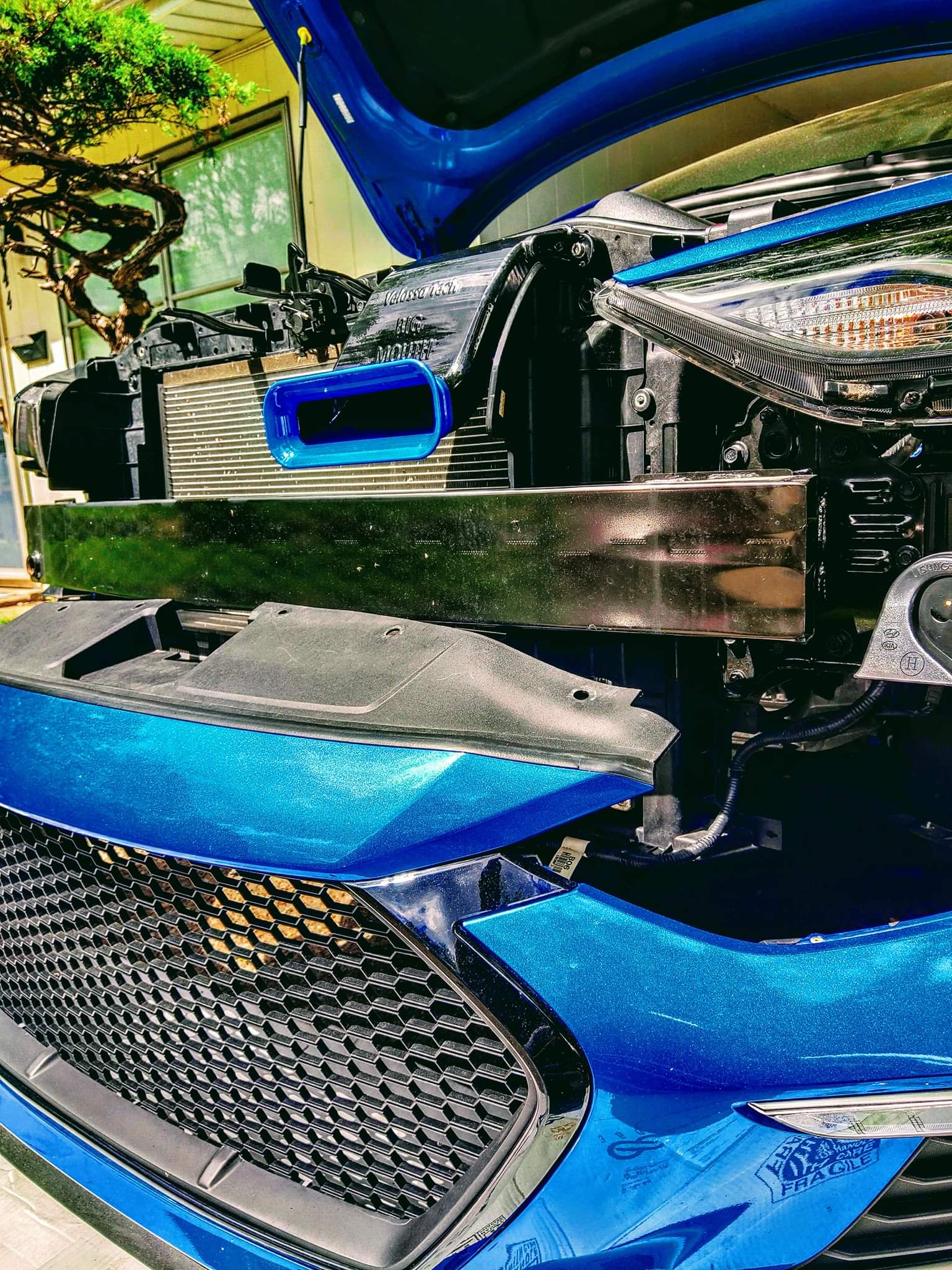 2017-2018 Hyundai Elantra Sport (Avante Sport, AD and Elantra SEL) BIG MOUTH Ram Air Intake Snorkel-C-Dub Tech