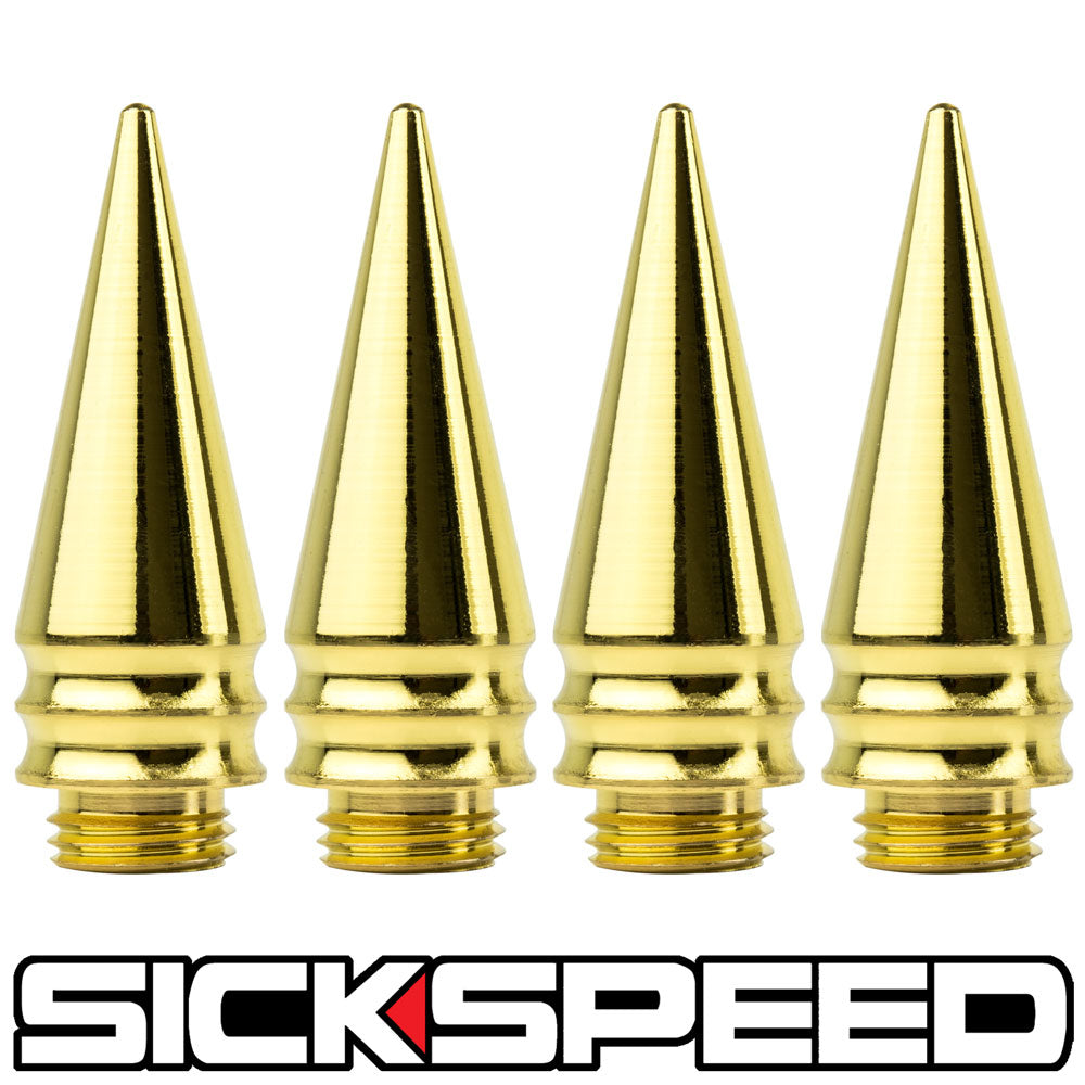 4PC TALL SPIKED CAPS FOR SICKSPEED LUG NUTS ST3-C-Dub Tech