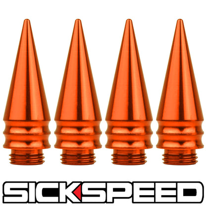 4PC TALL SPIKED CAPS FOR SICKSPEED LUG NUTS ST3-C-Dub Tech