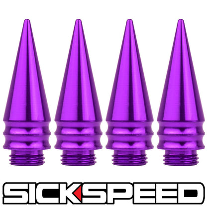 4PC TALL SPIKED CAPS FOR SICKSPEED LUG NUTS ST3-C-Dub Tech