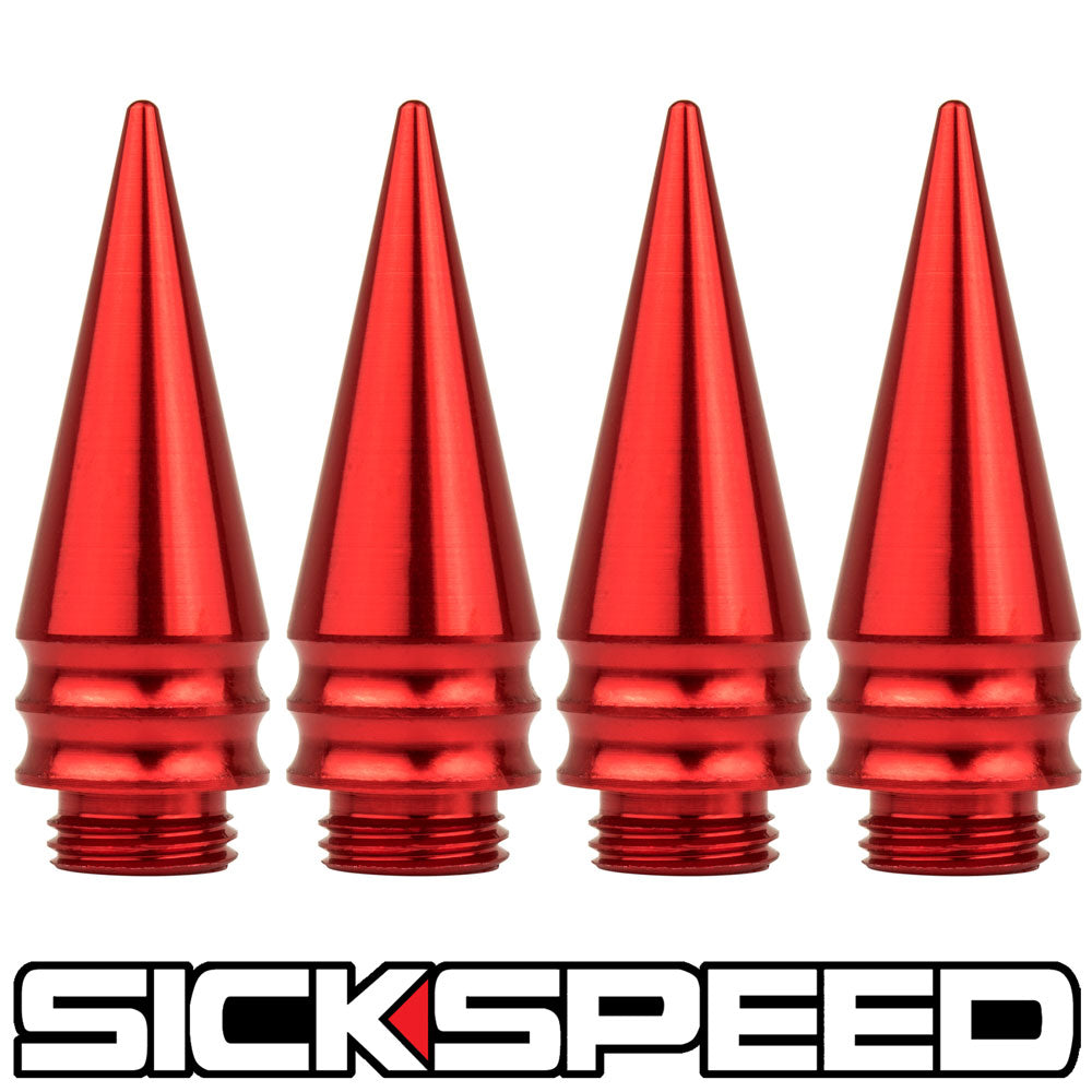 4PC TALL SPIKED CAPS FOR SICKSPEED LUG NUTS ST3-C-Dub Tech