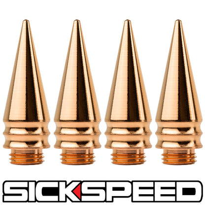 4PC TALL SPIKED CAPS FOR SICKSPEED LUG NUTS ST3-C-Dub Tech