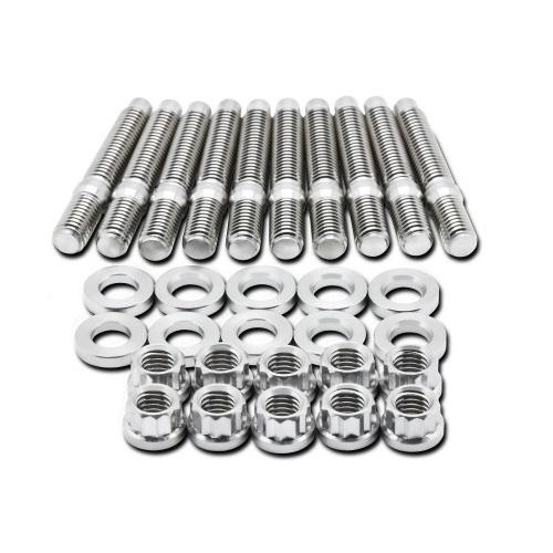 Stainless Steel Exhaust Manifold Studs - M8x1.25x45mm 7-10 Piece Kits