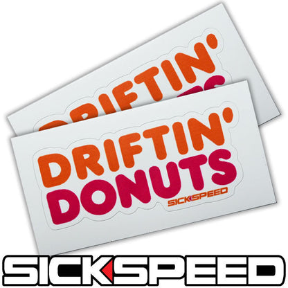 2PC SICKSPEED VINYL PARODY STICKER UNIVERSAL-C-Dub Tech