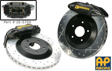 AP Racing 4-Piston Front Big Brake Kit for Nissan 370Z/G37 & G35 Sedan-C-Dub Tech