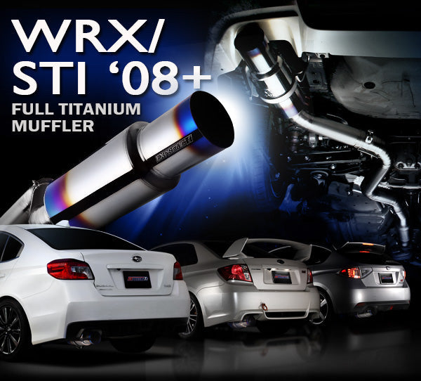 Tomei Expreme Ti Titanium Catback Exhaust - Subaru WRX Hatchback 2011-2014 / STI Hatchback 2008-2014
