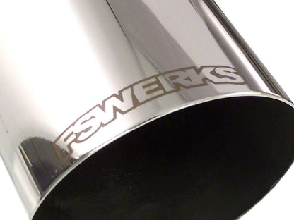 FSWERKS Stainless Steel Exhaust Tip - Single or Dual Angle Cut