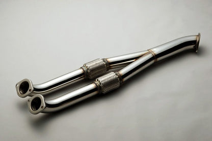 Top Secret Stainless 70mm Front Pipe for 2009-19 Nissan GT-R [R35]
