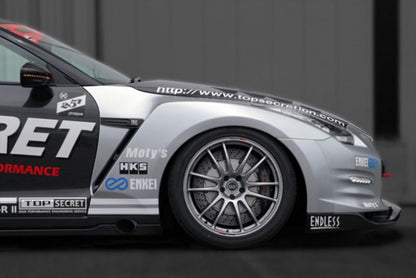 Top Secret Front Wide Fender Set (+20mm) (FRP) for 2009-19 Nissan GT-R [R35]