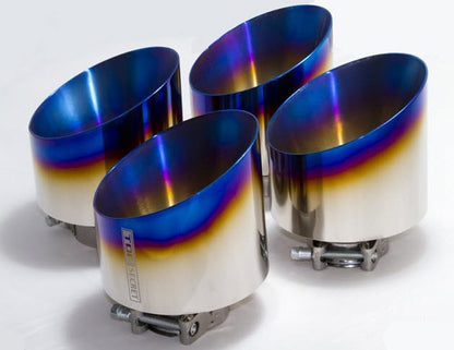 Top Secret Titanium 4 Tip Set for 2009-19 Nissan GT-R [R35]