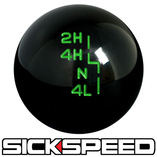 BLACK TRANSFER CASE SHIFT KNOB FOR JEEP YJ TJ JK GEAR SHIFTER-C-Dub Tech