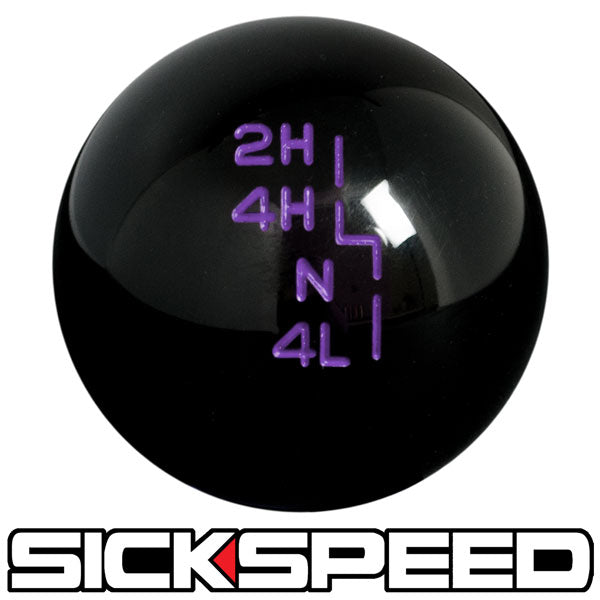 BLACK TRANSFER CASE SHIFT KNOB FOR JEEP YJ TJ JK GEAR SHIFTER-C-Dub Tech