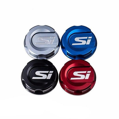 TurboXS Premium Aluminum Oil Cap | 2017+ Honda Civic Si (HC-OC-BLK-SI)