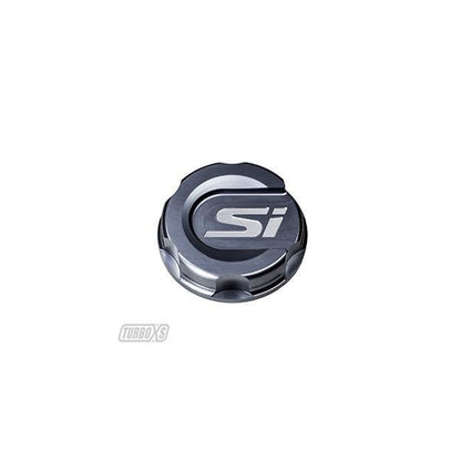 TurboXS Premium Aluminum Oil Cap | 2017+ Honda Civic Si (HC-OC-BLK-SI)