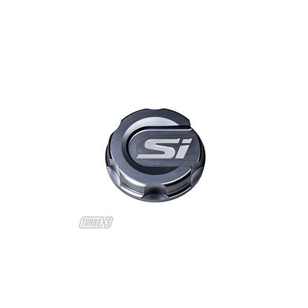 TurboXS Premium Aluminum Oil Cap | 2017+ Honda Civic Si (HC-OC-BLK-SI)