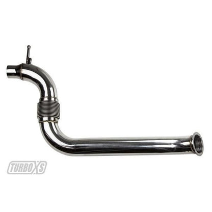 TurboXS Downpipe w/ 100CPI Cat | 2015+ Ford Mustang Ecoboost (M15-DPC)