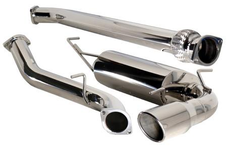 Turbo XS Catback Exhaust w/Polished Tips | 2008-2014 Subaru WRX / STI Hatchback (W08H-CBE)