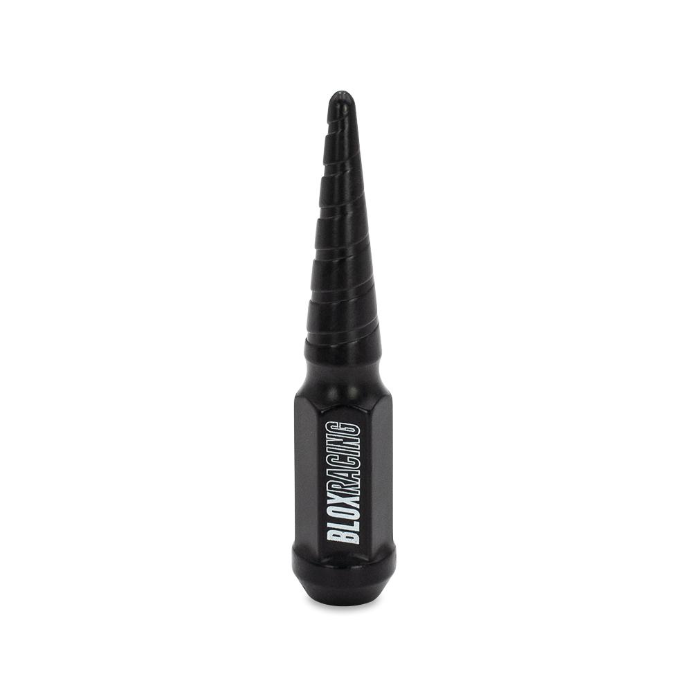 Twist Flat Black Spiked Forged Lug Nut