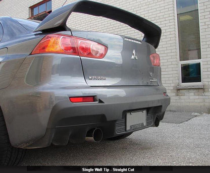 Ultimate Racing 3" Dual Exit Catback Exhaust | 2008-2015 Mitsubishi Evo X (20036)