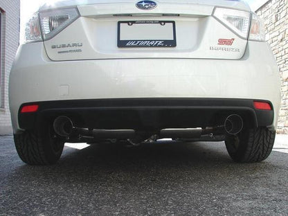 Ultimate Racing 3" Catback Dual Muffler Exhaust | 2008+ Subaru STI | 2011+ WRX Hatchback (10047)