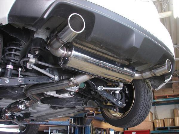 Ultimate Racing 3" Catback "Quiet" Single Muffler Exhaust | 2008+ Subaru STI Hatchback (10048)