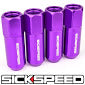 60MM ALUMINUM LUG NUTS 4PC 14X1.5-C-Dub Tech