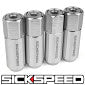 60MM ALUMINUM LUG NUTS 4PC 14X1.5-C-Dub Tech